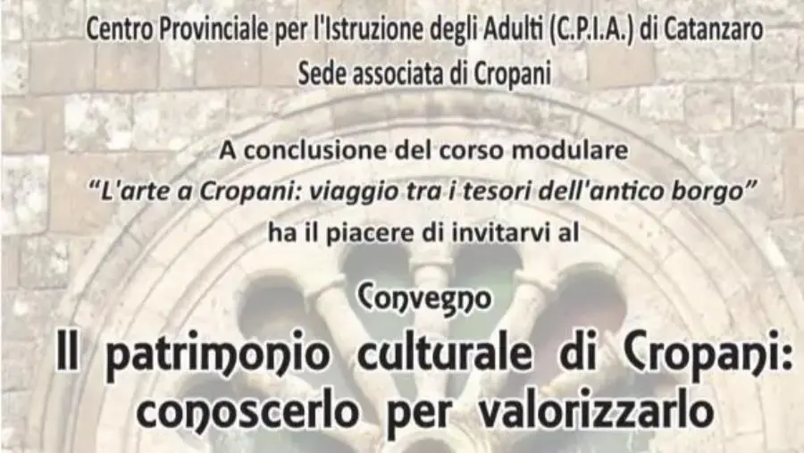 images Cropani, al Centro Provinciale per l'Istruzione degli adulti convegno sul patrimonio culturale 