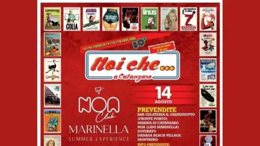 images Questa sera  ritorna "Noi Che..." il party-evento che celebra i mitici anni ottanta