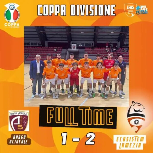 Futsal, Ecosistem Lamezia tra le migliori 16 d'Italia: altra vittoria in Coppa della Divisione images Futsal, Ecosistem Lamezia tra le migliori 16 d'Italia: altra vittoria in Coppa della Divisione