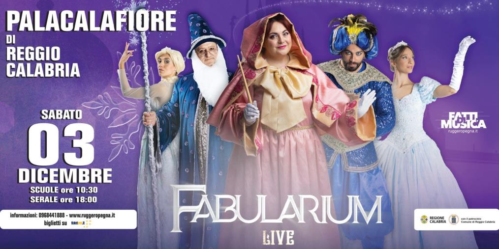 Il 3 dicembre si chiude "Fatti di musica 2022" con il musical Fabularium al Palacafiore di Reggio
images Il 3 dicembre si chiude "Fatti di musica 2022" con il musical Fabularium al Palacafiore di Reggio