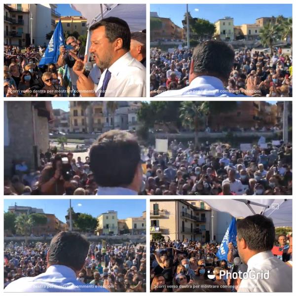 Regionali. La soddisfazione di Saccomanno (Lega): "Marea di gente per il tour di Salvini" images Regionali. La soddisfazione di Saccomanno (Lega): "Marea di gente per il tour di Salvini"