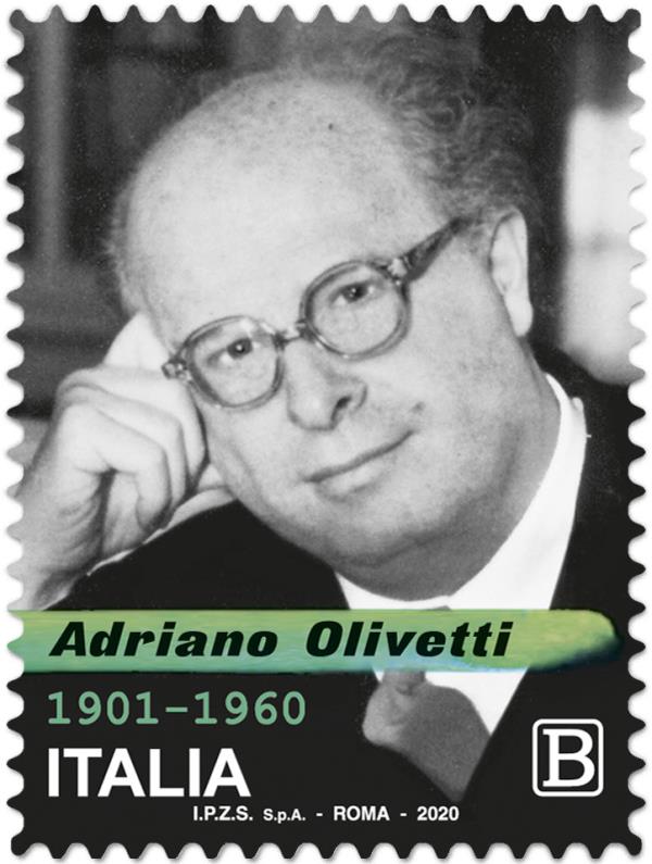images Poste dedica un francobollo alla macchina per scrivere portatile Olivetti Lettera 22 