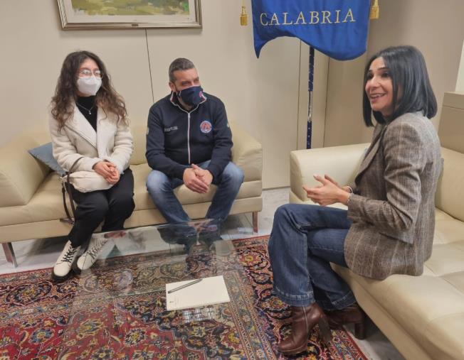 images Una giornata con la Protezione civile, la vincitrice del video contest ha incontrato la vice presidente Princi e il capo dipartimento Varone