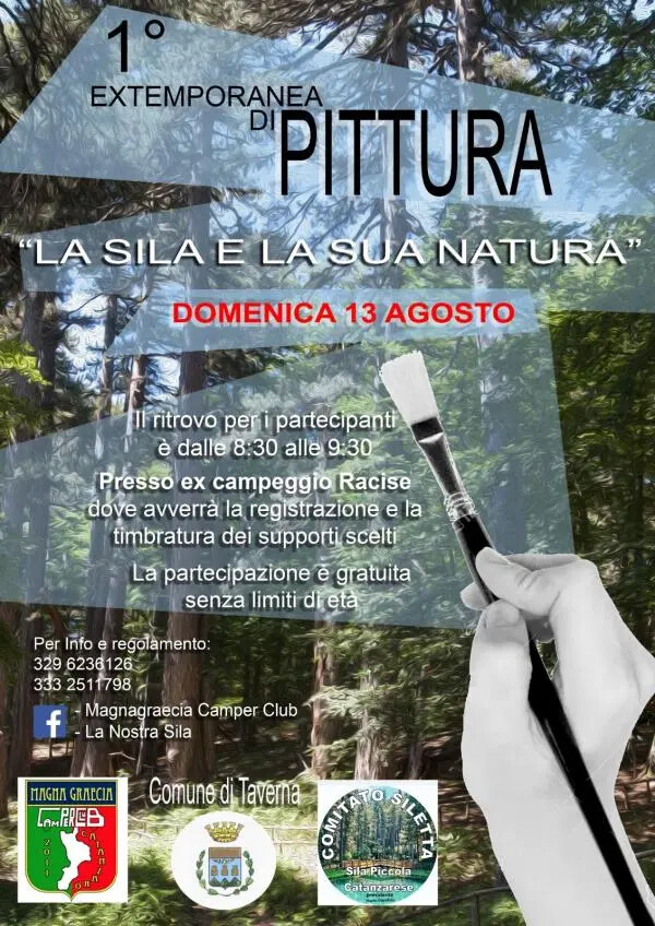 images "La Sila e la sua natura", domenica 13 agosto a Racise l'estemporanea di pittura