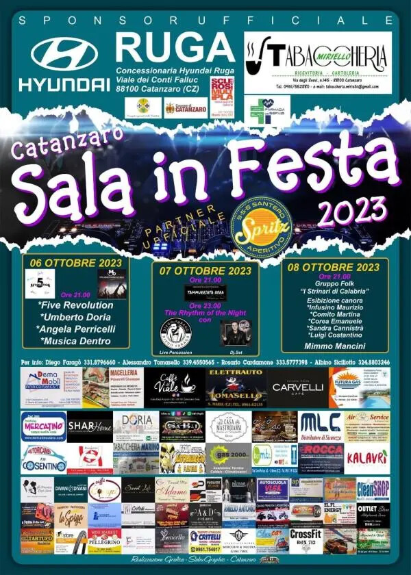 images Catanzaro, dal 6 all'8 ottobre appuntamento con 'Sala in Festa'