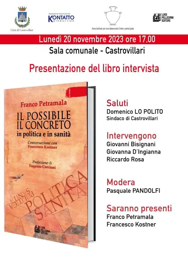 images Castrovillari, domani la presentazione del libro di Franco Petramala