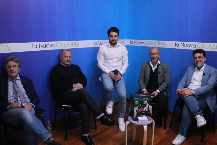 images Catanzaro Capitale: ospiti Costa, Costanzo, Mardente e Pezzutto 