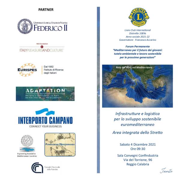 images Reggio Calabria. "Mediterraneo per il futuro dei giovani": il 4 dicembre l'evento dei Lions
