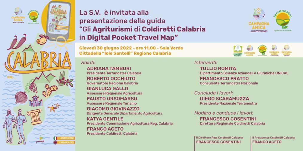 images "Digital Pocket Travel Map”: ecco la guida interattiva degli agriturismi di Campagna Amica – Terranostra Calabria 