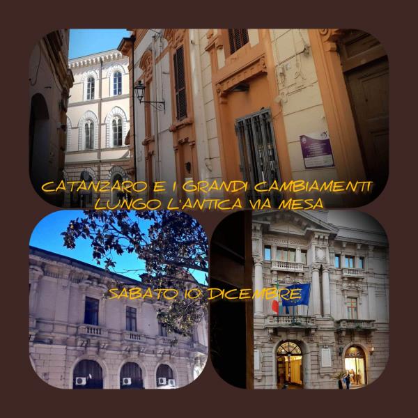 images Isola Pedonale, sabato 10 dicembre il tour guidato “Catanzaro e i grandi cambiamenti lungo l’antica via Mesa”

&nbsp;