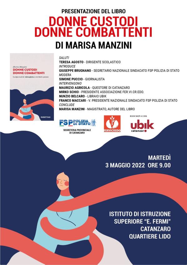 images "Donne custodi. Donne combattenti", il 3 maggio presentazione del libro del procuratore Manzini a Catanzaro