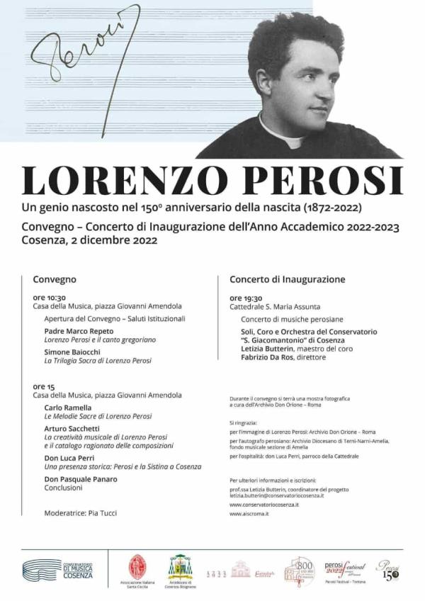 images A Cosenza il 2 dicembre un concerto in Cattedrale celebra Perosi, il monsignore musicista