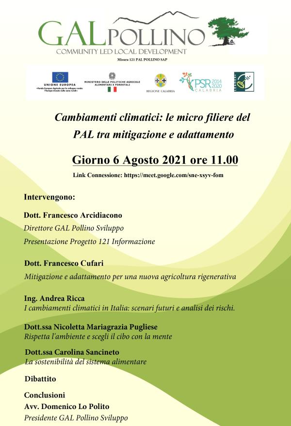 images Castrovillari. Gal Pollino, si discuterà di “Cambiamenti climatici: le micro filiere del PAL tra mitigazione e adattamento”