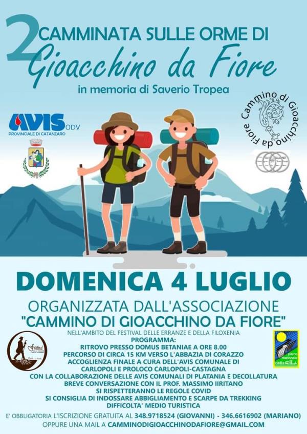 Il Cammino di Gioacchino. Domenica 4 luglio il secondo evento del Festival delle Erranze e della Filoxenia images Il Cammino di Gioacchino. Domenica 4 luglio il secondo evento del Festival delle Erranze e della Filoxenia