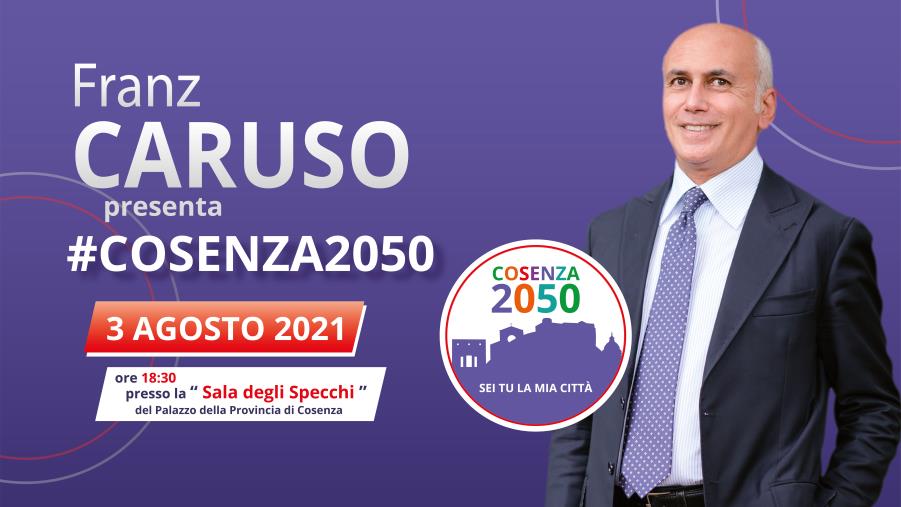 Comunali a Cosenza. Franz Caruso presenta la candidatura a sindaco images Comunali a Cosenza. Franz Caruso presenta la candidatura a sindaco