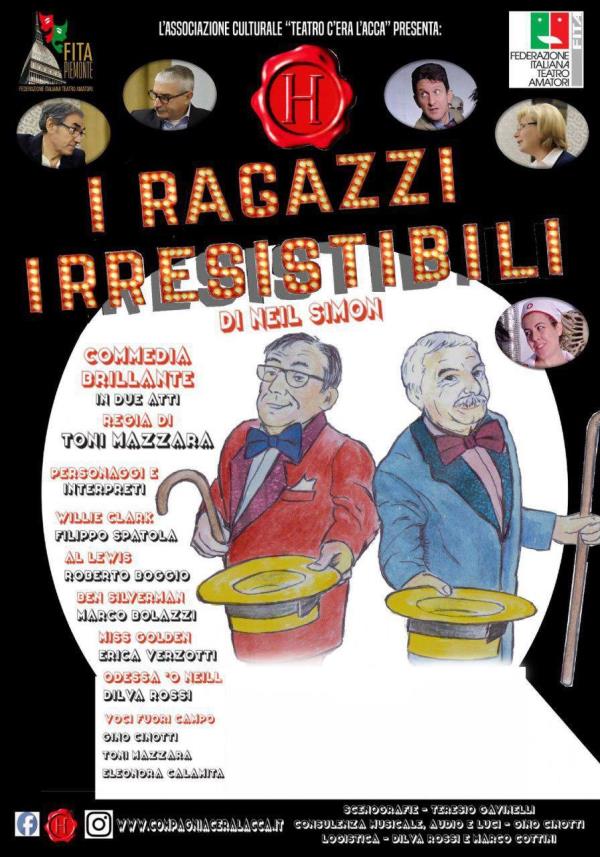 Domenica a Lamezia Terme in scena "I ragazzi irresistibili" images Domenica a Lamezia Terme in scena "I ragazzi irresistibili"