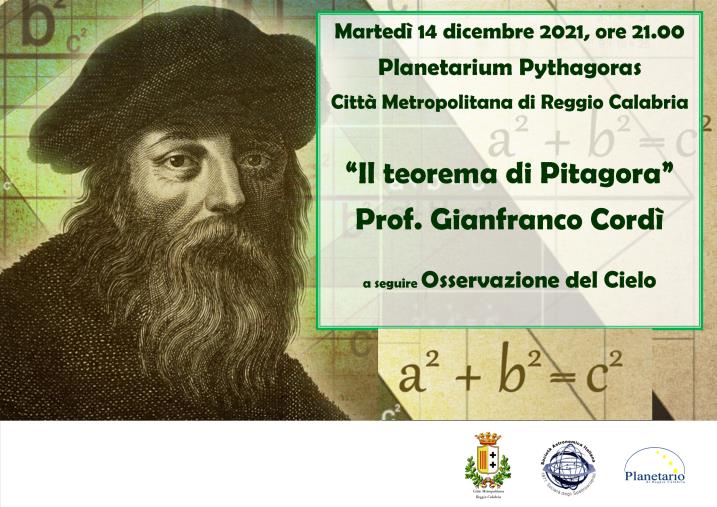 Al Planetarium di Reggio si terrà la conferenza su "Il teorema di Pitagora" images Al Planetarium di Reggio si terrà la conferenza su "Il teorema di Pitagora"