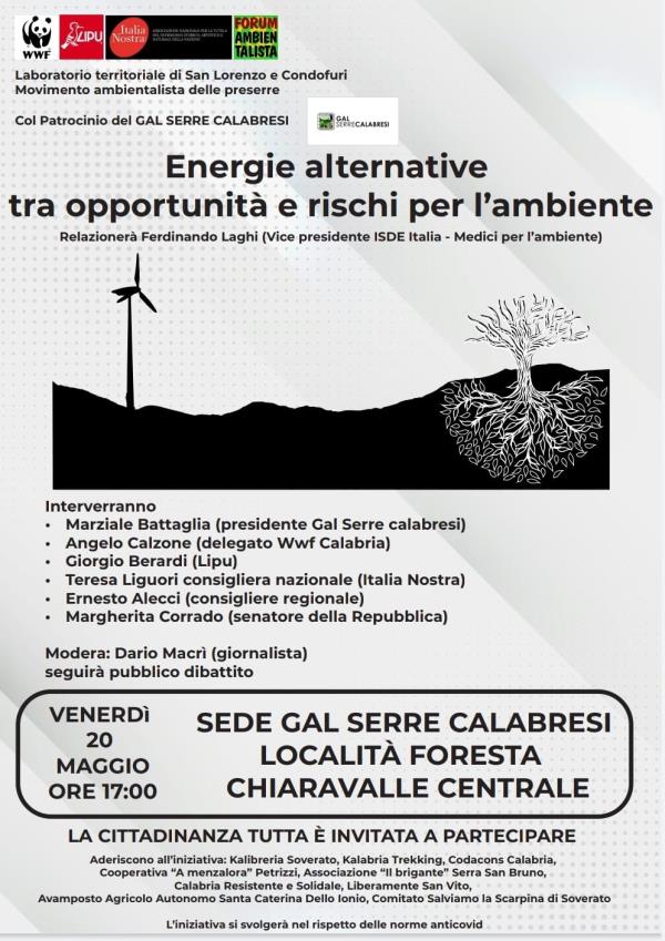 images Energie alternative, incontro pubblico patrocinato dal Gal “Serre calabresi” 