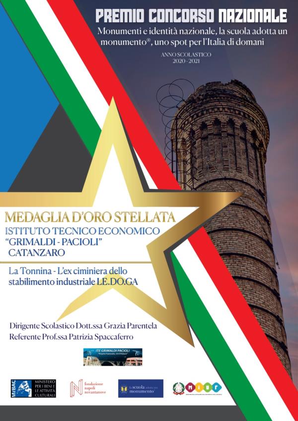 “La scuola adotta un monumento”, Medaglia d’Oro Stellata, all’I.T.E. “Grimaldi-Pacioli” di Catanzaro
images “La scuola adotta un monumento”, Medaglia d’Oro Stellata, all’I.T.E. “Grimaldi-Pacioli” di Catanzaro