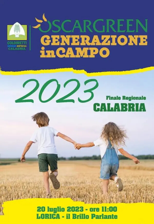 Premio Oscar Green Coldiretti, giovedì 20 luglio a Lorica il gran finale regionale images Premio Oscar Green Coldiretti, giovedì 20 luglio a Lorica il gran finale regionale
