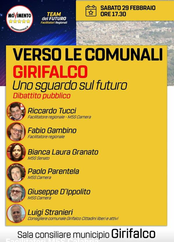 images “Girifalco guarda al futuro”, il 29 febbraio dibattito pubblico nell’aula consiliare  