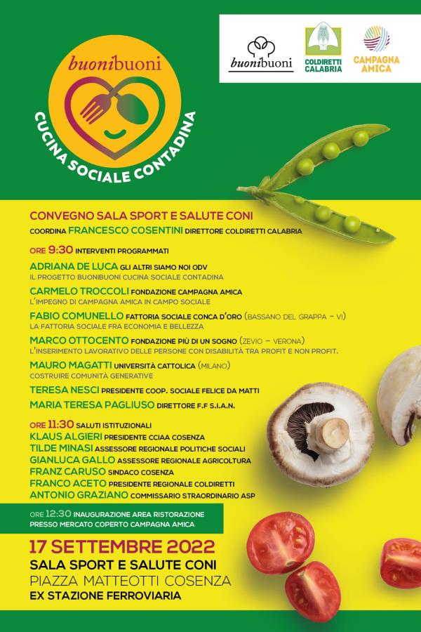 images Cosenza, Coldiretti apre l'area ristorazione al Mercato coperto di Campagna Amica