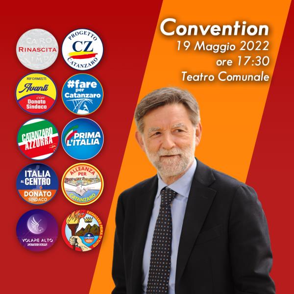 images Comunali a Catanzaro, la coalizione "Rinascita” a sostegno di Donato si presenta al Teatro Comunale 