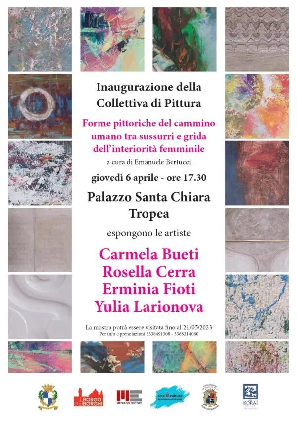 A Palazzo Santa Chiara a Tropea, la Collettiva di pittura tutta al femminile images A Palazzo Santa Chiara a Tropea, la Collettiva di pittura tutta al femminile