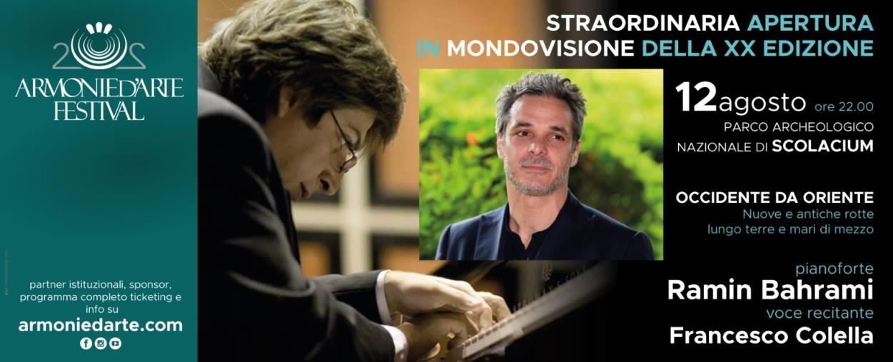Armonie d'arte Festival. Lo spettacolo con Ramin Bahrami e Francesco Colella si terrà il 12 agosto images Armonie d'arte Festival. Lo spettacolo con Ramin Bahrami e Francesco Colella si terrà il 12 agosto