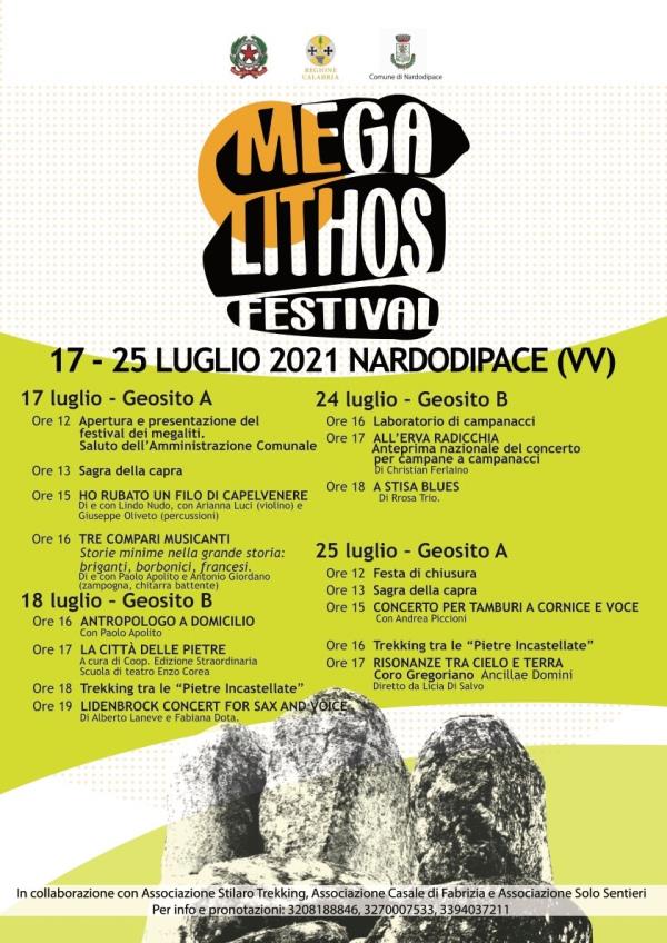 A Nardodipace la prima edizione del “Megalithos Festival”. I primi due appuntamenti sabato 17 e domenica 18 luglio images A Nardodipace la prima edizione del “Megalithos Festival”. I primi due appuntamenti sabato 17 e domenica 18 luglio