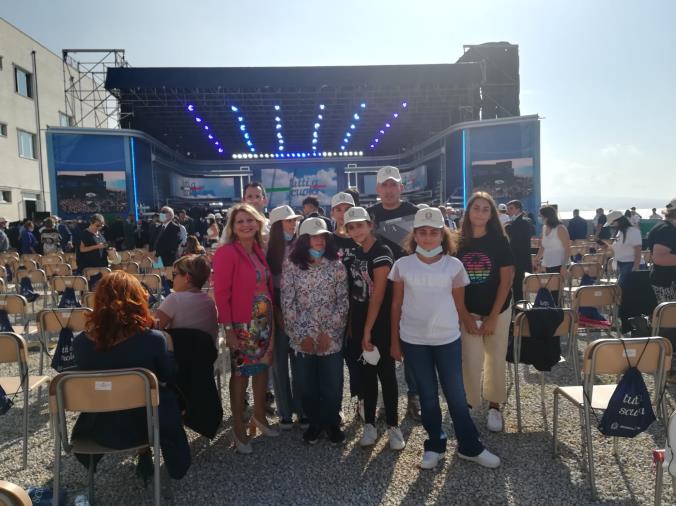 images "Tutti a Scuola". Anche il Comprensivo di 'Mandatoriccio' all'inaugurazione con Mattarella