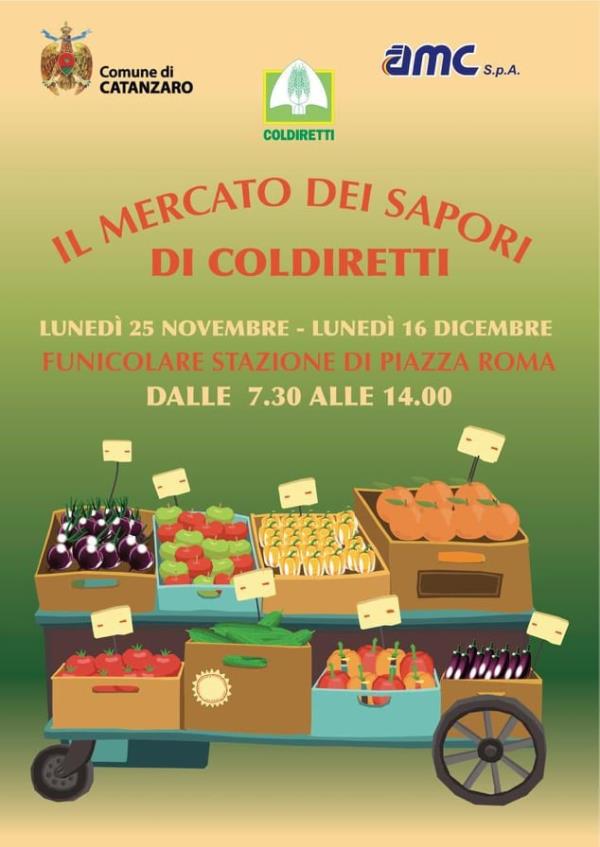 images Torna il mercato di Coldiretti in funicolare a Catanzaro, primo appuntamento lunedì