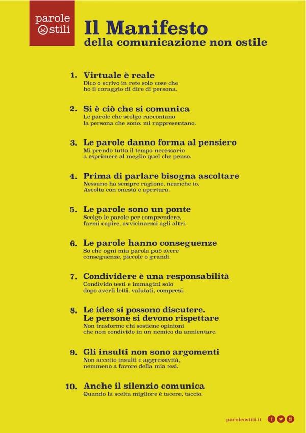 Il Comune di Girifalco aderisce al Manifesto della comunicazione non ostile images Il Comune di Girifalco aderisce al Manifesto della comunicazione non ostile