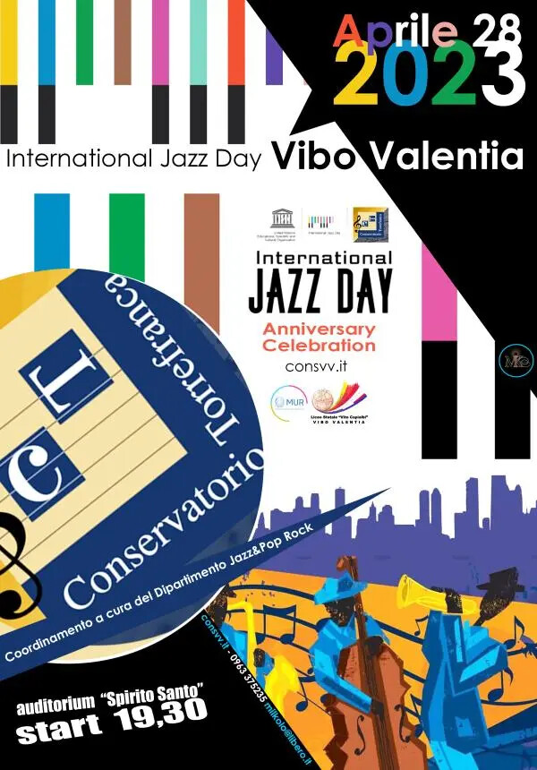 International Jazz Day: venerdì 28 aprile all’Auditorium di Vibo il concerto celebrativo images International Jazz Day: venerdì 28 aprile all’Auditorium di Vibo il concerto celebrativo