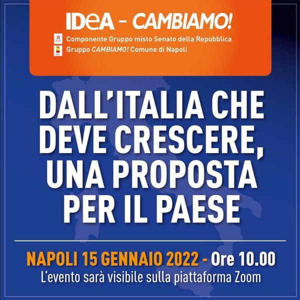 All'evento di "Idea-Cambiamo" a Napoli la Calabria sarà presente images All'evento di "Idea-Cambiamo" a Napoli la Calabria sarà presente