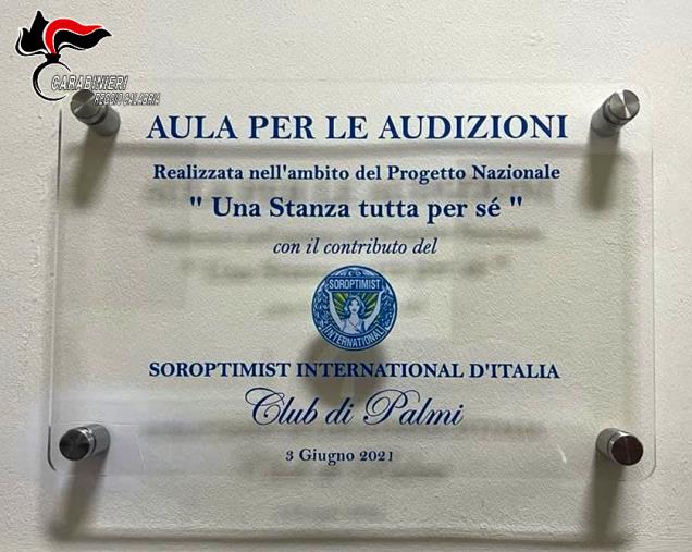 images Inaugurata al comando compagnia carabinieri di Palmi la “Stanza tutta per sé”