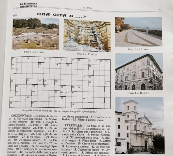 images “Una gita a... Catanzaro", La Settimana Enigmistica omaggia il capoluogo