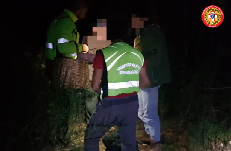 images Si perde nei boschi del reggino andando a funghi, 78enne ritrovato con il Sistema sms locator del soccorso alpino 
