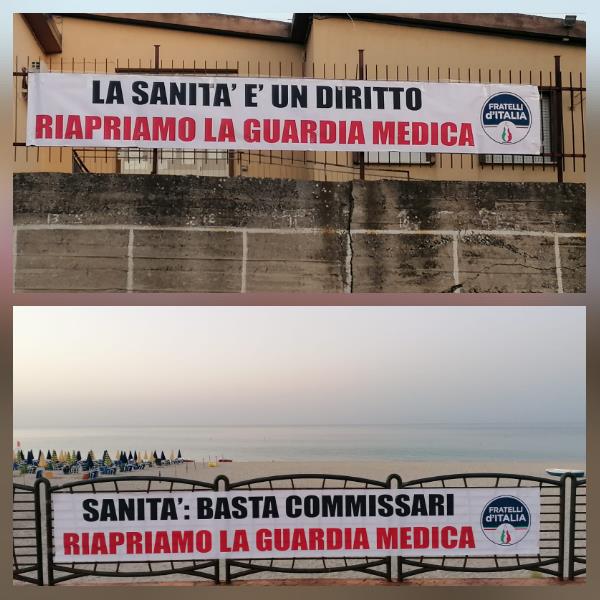 images Sanità. Il circolo di FdI di Cropani: "Basta false promesse. Riapriamo la guardia medica"