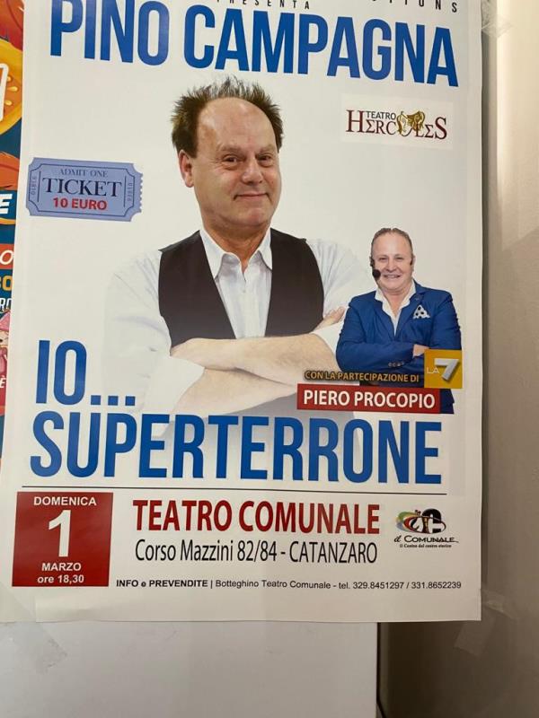 images Il comico Pino Campagna l'1 marzo al Teatro Comunale di Catanzaro 