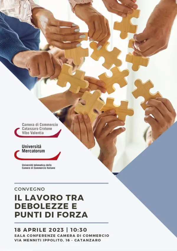 images “Il lavoro tra debolezze e punti di forza”: a Catanzaro il convegno della Camera di Commercio