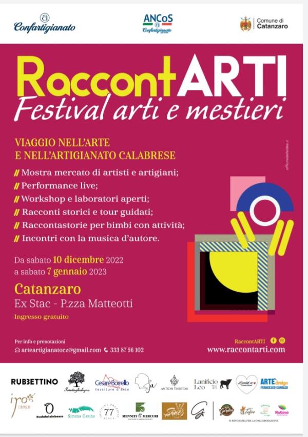 A Catanzaro Confartigianato lancia “RaccontARTI”: il festival periodico delle arti e dei mestieri images A Catanzaro Confartigianato lancia “RaccontARTI”: il festival periodico delle arti e dei mestieri