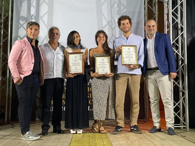 images San Pietro a Maida. Nicola Giampà e Martina Bonfiglio premiati come Maestri d’arte Cinematografica