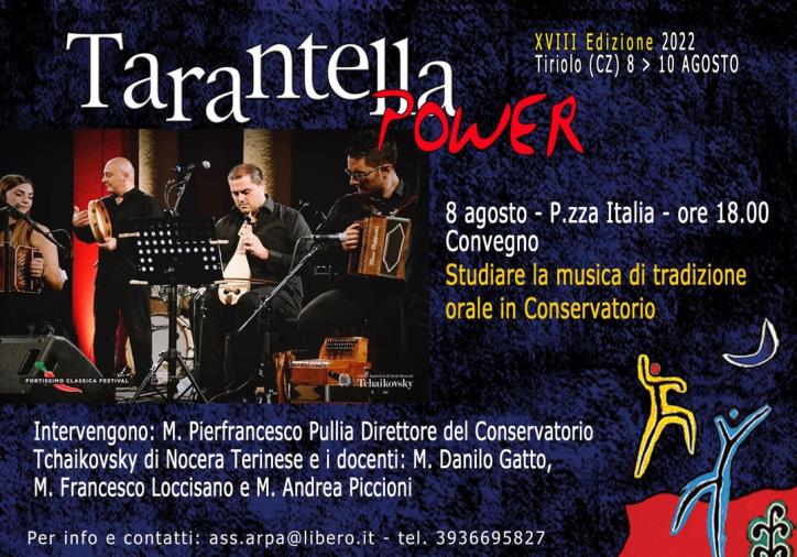 images Tiriolo, da domani il Tarantella power