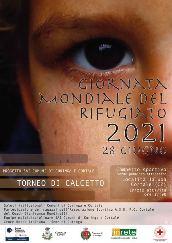 Giornata mondiale del rifugiato. Domani alle 17 torneo di calcetto al campetto di Cortale images Giornata mondiale del rifugiato. Domani alle 17 torneo di calcetto al campetto di Cortale