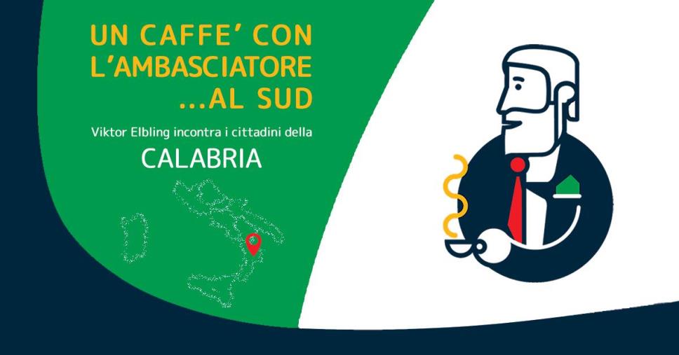 "Un Caffè con l’ambasciatore al Sud“. L'incontro organizzato da Amici del Tedesco per il 4 Maggio images "Un Caffè con l’ambasciatore al Sud“. L'incontro organizzato da Amici del Tedesco per il 4 Maggio