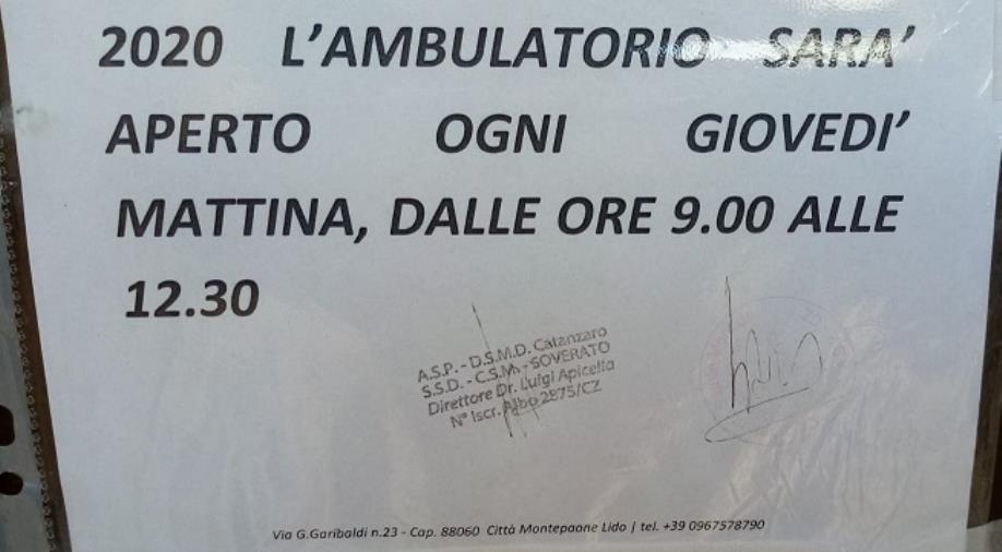 images Girifalco. Csm, una vergogna lunga 20 anni: aperto solo un giorno e l'Asp paga per la sede a Montepaone