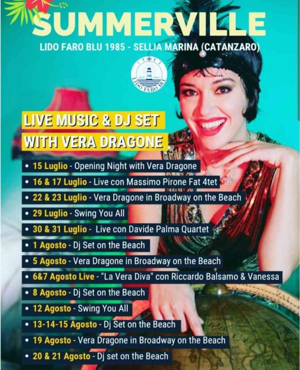 Sellia Marina. Dal 15 luglio "Summerville", il festival del Lido Faro Blu dedicato alla musica images Sellia Marina. Dal 15 luglio "Summerville", il festival del Lido Faro Blu dedicato alla musica