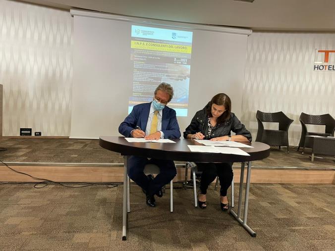 images Lamezia Terme. Inps e Consulenti del Lavoro siglano un'alleanza strategica per la Calabria