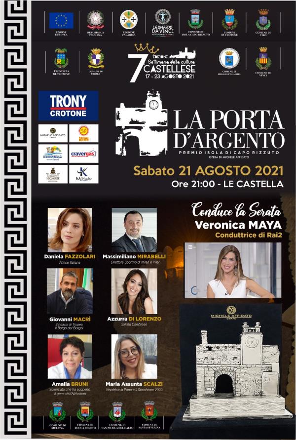 images Isola Capo Rizzuto. Il 21 agosto si svolgerà la VI edizione di "La Porta d'argento" a Le Castella